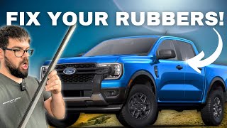 StepbyStep Replacing Outer Window Seals on a Ford Ranger PX2 for under 70 [upl. by Medarda136]