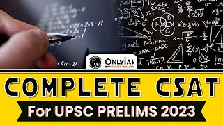 Important Message  Complete CSAT For UPSC Prelims 2023  UPSC 2023  24  OnlyIAS [upl. by Alarise]