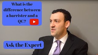 What is the difference between a barrister and a QC Ask the Expert [upl. by Yadnil]