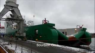 4 ships from Bourbon Offshore at Orskov Shipyard [upl. by Lyrred]