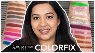 Danessa Myricks Colorfix Swatches  20 new shades  Indian Skintone [upl. by Salena]