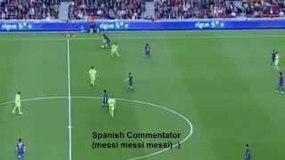 Spanish Commentator messi messi messi [upl. by Hauhsoj]