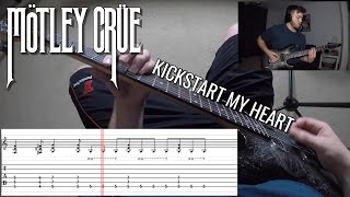 Mötley Crüe  Kickstart My Heart Intro  One Minute Guitar Lesson  PoVTab [upl. by Ettore]