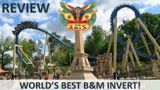 OzIris Review Parc Asterix  Worlds Best BampM Inverted Roller Coaster [upl. by Htennek213]