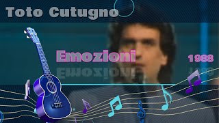 Toto Cutugno Emozioni  Karaoke [upl. by Hellman]