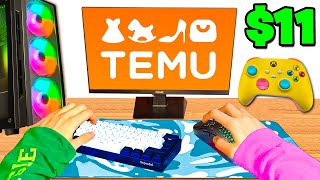 Buying The CHEAPEST Gaming Setup On TEMU [upl. by Attah]