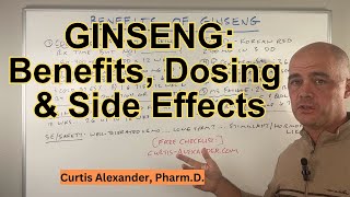 Pharmacist Reviews Panax Ginseng Proven Benefits Dosing Side Effects  Safety [upl. by Enyawed171]