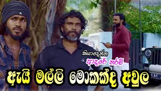 කතාව නොහිතන විදිහට වෙනස් වෙයි  Kiyadenna adare tharam  Sirasa tv live today [upl. by Wina]