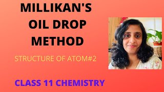 Millikans oil drop methodcharge on the electronstructure of atom class11 In Malayalam [upl. by Fredericka]