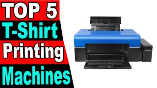 TOP 5 Best T Shirt Printing Machines Review 2024 [upl. by Oicnoel]