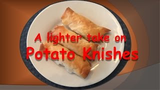 A Lighter Take on Potato Knisheseasy to make appetizer [upl. by Oivaf]