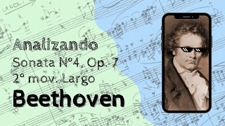 🔍ANALISIS MUSICAL  Sonata No 4 de Beethoven 2o movimiento [upl. by Nahsab]