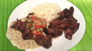 Preparacion de la carne asada casera I Comidas Nicaraguense [upl. by Lajib]