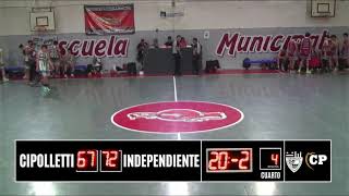 CIPOLLETTI vs INDEPENDIENTE NQN 🏀 Final U15  Partido 2 [upl. by Eerpud]