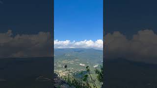 Clouds forming over mountains of Montseny timelapse nature shorts [upl. by Ymmot]