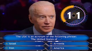 Joe Biden on Who Wants To Be A Millionaire [upl. by Chiaki221]