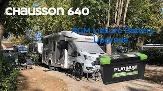 Chausson 640 AGM Battery and Solar Upgrade Is Your battery Charger Compatible [upl. by Oilegor]