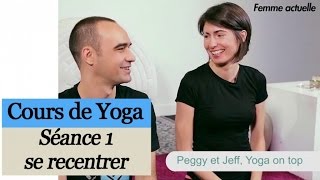 Cours de Yoga avec Peggy et Jeff  la respiration ventrale séance 1 [upl. by Alessig]