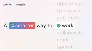 Asana  Hubspot Integration Streamline enterprise sales and marketing workflows [upl. by Hnah]