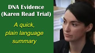 DNA Evidence Karen Read Trial Summed Up Quickly [upl. by Lily]