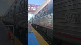 amtrak98 passing Boynton Beach Dont forget to like and subscribe Happy Veterans Day 🇺🇲 [upl. by Elayne]