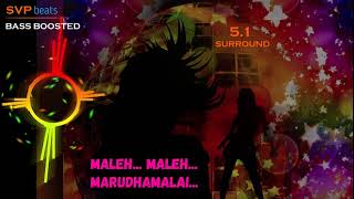 Chocklet  Maleh Maleh Marudha Maleh  Deva 🎼 51 SURROUND 🎧BASS BOOSTED 🎧 SVP Beats  Rock Beat [upl. by Yekim664]