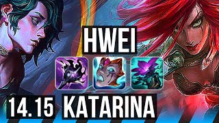 HWEI vs KATARINA MID  Rank 6 Hwei 11210 Dominating  EUNE Challenger  1415 [upl. by Holbrook]