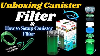 Unboxing Canister filter Eheim Classic 600  How to Setup Canister FilterBest Filter For Aquarium [upl. by Cogen523]