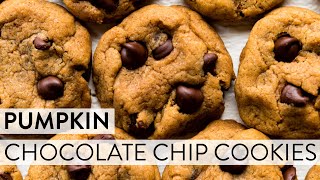 Pumpkin Chocolate Chip Cookies  Sallys Baking Recipes [upl. by Yentyrb]