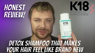 K18 DETOX SHAMPOO  Review  Best Clarifying Shampoo Worth Buying  How To Use Detox Shampoo [upl. by Rodama886]