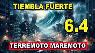 Hace instantes Poderoso Terremoto maremoto magnitud 64 acaba de generar un fuerte temblor [upl. by Rotceh109]