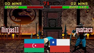 FT5 mk2 Ninjas11 AZ vs guataca CL Mortal Kombat 2 Fightcade Mar 9 [upl. by Hsirahc]