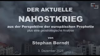 STEPHAN BERNDT quotCologne Callingquot Die Analyse zum aktuellen Gaza Krieg und der Europäischen Prophetie [upl. by Joost]