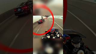 Biker Is Furious As A Car Blocks Him r32trey  IG [upl. by Busch313]