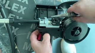 HZXVOGEN HBM2280 Welder “How to Install Spool Gun” [upl. by Shalne]