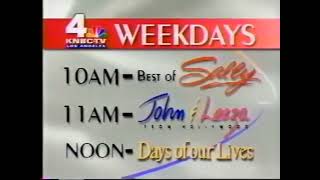 KNBC Daytime Lineup Bumper 199394 [upl. by Bandur158]