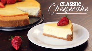 Classic Cheesecake Recipe  How Tasty Channel [upl. by Schriever754]