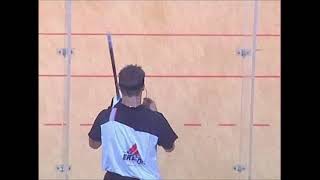 2002 US Open Racquetball Cliff Swain vs Kane waselenchuk Semifinals [upl. by Ydnik]