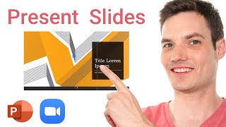 How to properly present PowerPoint slides in Zoom [upl. by Annaynek]