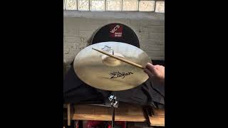 Upcycled Zildjian 19quot A Custom Projection Crash Edge Crack Removed [upl. by Enamrahc]