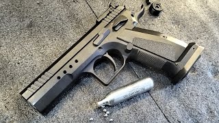 KWC Airgun 75 Tac review and video testing airgunph airgun [upl. by Reahard20]