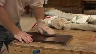 Polishing Wood Furniture with Steel Wool [upl. by Fritz863]