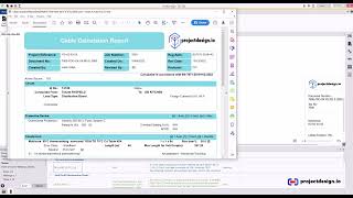 PD 02 04 02 Reports Cable Calculation [upl. by Adelice190]