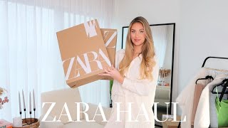 HUGE ZARA HAUL 2024  NEW IN FEBRUARY TRY ON [upl. by Jefferson]