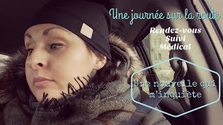 VLOGON THE ROAD RDV MÉDICAL ET UNE NOUVELLE INQUIÉTANTE  27 FÉVRIER 2018 [upl. by Yednil]