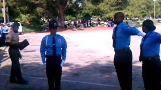 Pomona Police Explorers X Games 2011 Drill and Ceremony [upl. by Manon]