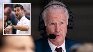 Wimbledon icon John McEnroe gives Novak Djokovic new nickname and makes honest admission [upl. by Nevag124]