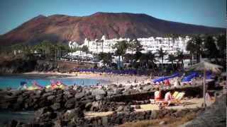 Lanzarote Playa Blanca beach promenade HD [upl. by Dorri]