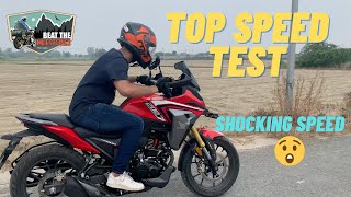 Honda cb200x top speed test  Sach mein ye itna bhagti hai  BTM Hondacb200x TopSpeed [upl. by Iren389]