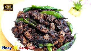 How to Cook Pork Dinuguan  Dinardaraan Ilocano  Walang Sabaw at Lansa  Pinoy Sarap TV [upl. by Ative]